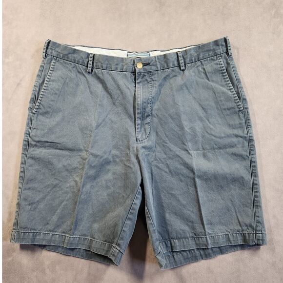 Peter Millar Shorts Mens Size 38 Blue Casual Golf Chino Flat Front Preppy - Picture 1 of 9